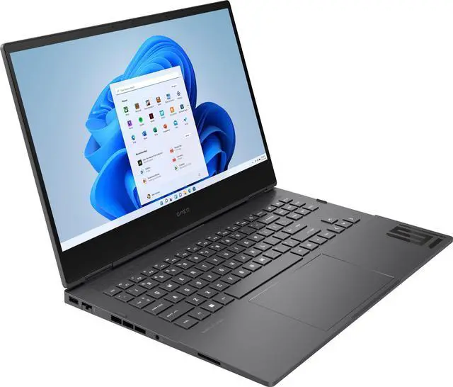 Alt view image 2 of 6 - HP OMEN - 16.1" Laptop - AMD Ryzen 7 6800 - 16GB Memory - AMD Radeon RX 6650M - 1TB Storage - Mica Silver 16-n0033dx Notebook