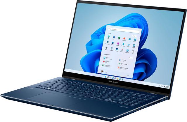 Alt view image 6 of 7 - ASUS - Zenbook Flip 2-in-1 15.6" OLED Touch-Screen Laptop - Intel Evo - Core i7 - Intel Arc A370M - 16GB Memory - 1TB SSD - Azurite Blue Q539ZD-EVO.I71TBL Tablet Notebook