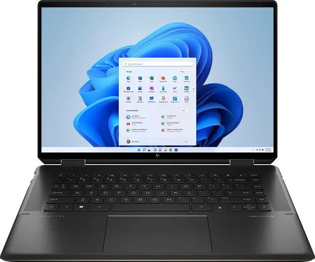 Alt view image 6 of 6 - HP - Spectre 2-in-1 16" UHD+ Touch-Screen Gaming Laptop - Intel Evo Core i7 - 16GB Memory - Intel Arc A370M - 1TB SSD - Nightfall Black 16-f1023dx Tablet Notebook