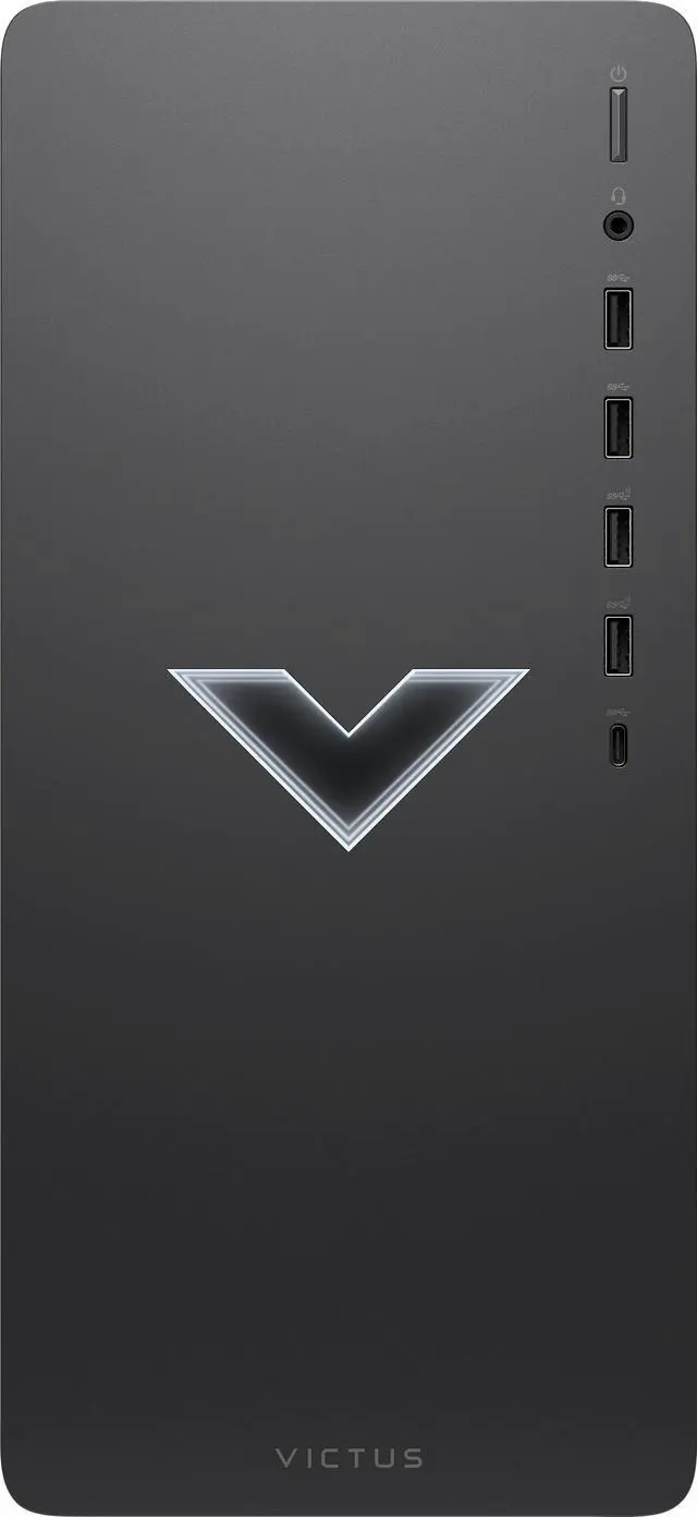 Alt view image 2 of 3 - HP - Victus Gaming Desktop - Intel Core i3-12100F - 8GB Memory - NVIDIA GeForce GTX 1650 - 512GB SSD - Mica Silver TG02-0014 PC Computer