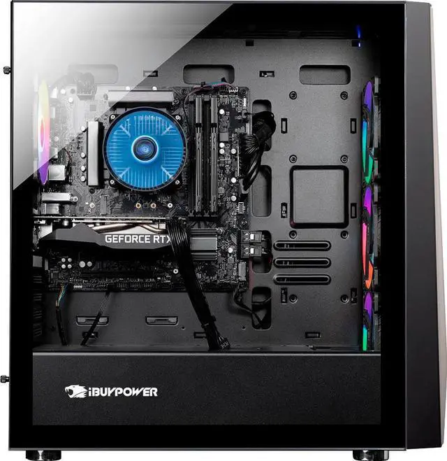 Alt view image 3 of 5 - iBUYPOWER - TraceMR Gaming Desktop - Intel i7-12700F - 16GB Memory - NVIDIA GeForce RTX 3070 - 1TB SSD - Black PC Computer TraceMR2030