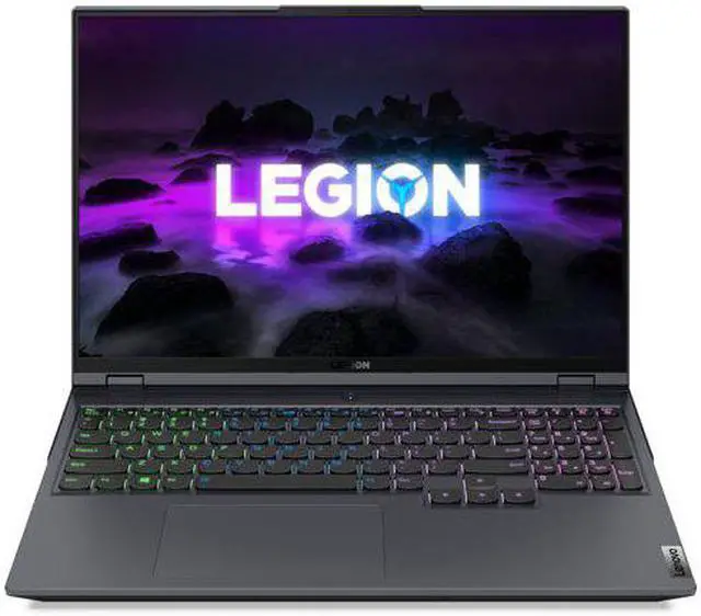 Alt view image 3 of 8 - Lenovo Legion 5 Pro 16" Laptop, AMD Ryzen 7 6800H, NVIDIA GeForce RTX 3060, 16GB RAM, 512GB SSD, Windows 11 Home, Storm Gray, 82RG0005US Notebook Laptop