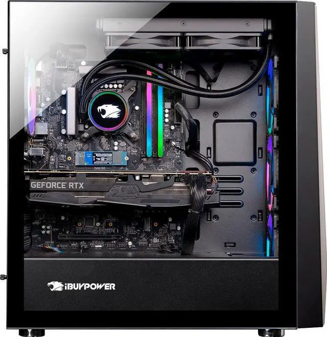 Alt view image 2 of 5 - iBUYPOWER Gaming PC, Intel Core i7 12700KF (8P+4E cores, up to 5.00GHz), NVIDIA GeForce RTX 3080 10GB, 16GB DDR4, 1TB NVMe, 750W 80+ Gold, Windows 11 (TraceMR2040)
