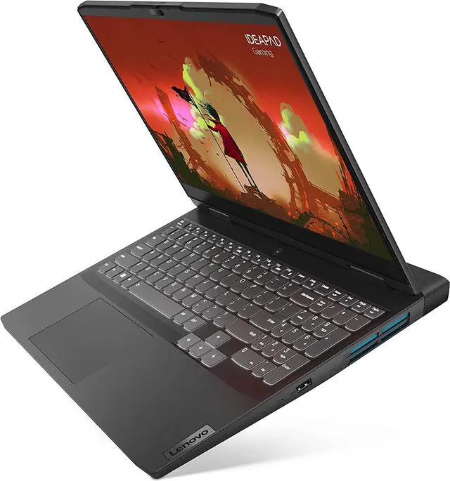Alt view image 6 of 20 - Lenovo IdeaPad Gaming 3 - (2022) - Essential Gaming Laptop Computer - 15.6" FHD - 120Hz - AMD Ryzen 5 6600H - NVIDIA GeForce RTX 3050 - 8GB DDR5 RAM - 256GB NVMe Storage - Windows 11 Home
