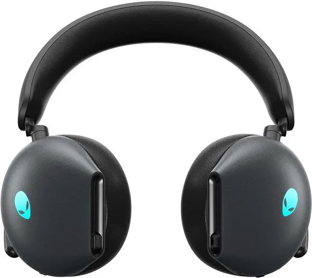 Alt view image 2 of 6 - Alienware AW920H Tri-Mode Wireless Gaming Headset - Dolby Atmos Virtual Surround Sound, Active Noise Cancelling, AI-Driven Noise-Cancelling Microphone, USB-C Wireless Dongle - Dark Side of The Moon