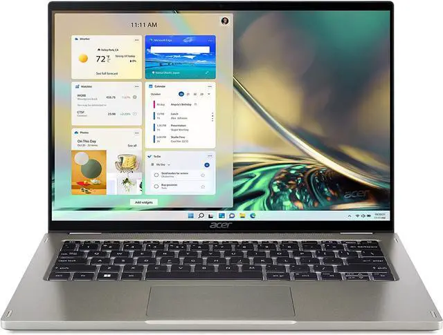 Alt view image 3 of 7 - Acer Spin 5 Intel Evo Convertible Laptop | 14" 2560 x 1600 IPS Touch (425nit & 100% sRGB) | Intel Core i7-1260P | 16GB LPDDR5 | 1TB SSD | Killer WiFi 6E | Active Stylus | Windows 11 | SP514-51N-70LZ