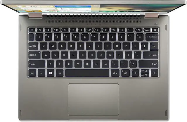 Alt view image 4 of 7 - Acer Spin 5 Intel Evo Convertible Laptop | 14" 2560 x 1600 IPS Touch (425nit & 100% sRGB) | Intel Core i7-1260P | 16GB LPDDR5 | 1TB SSD | Killer WiFi 6E | Active Stylus | Windows 11 | SP514-51N-70LZ