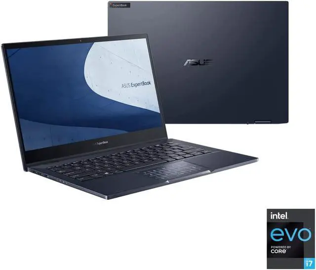 Alt view image 2 of 11 - Asus ExpertBook B5 Flip 14" Touchscreen Laptop i7-1195G7 32GB 1TB SSD W11P