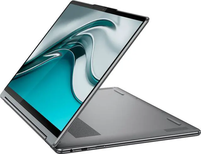 Alt view image 3 of 7 - Lenovo - Yoga 9i 14" 4K OLED Touch 2-in-1 Laptop with Pen - Intel Evo Platform - Core i7-1260P - 16GB Memory - 1TB SSD - Storm Grey Notebook Tablet