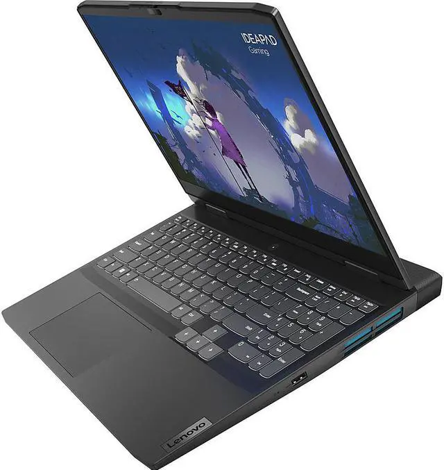 Alt view image 6 of 20 - Lenovo IdeaPad Gaming 3 15ARH7 - 15.6" GeForce RTX 3050 Ti Laptop GPU - AMD Ryzen 5 6600H - 8GB Memory - 256 GB PCIe SSD - Windows 11 Home 64-bit - Gaming Laptop - 120 Hz IPS (82SB0015US )