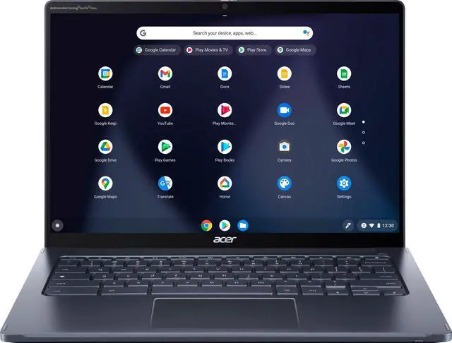 Alt view image 5 of 5 - Acer - Chromebook Spin 714 Laptop - 14.0" WUXGA 2-in-1 Touchscreen - Intel Evo Core i5  8GB LPDDR4X  256GB SSD - Slate Blue CP714-1WN-53M9 Tablet