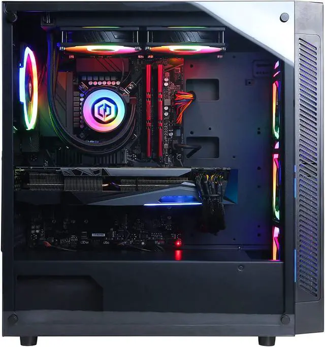 Alt view image 5 of 6 - CYBERRPOWERPC Gamer Xtreme VR Gaming PC, Intel Core i7-12700KF 3.6GHz, GeForce RTX 3060 12GB, 16GB DDR4, 500GB PCI-E NVMe SSD, 2TB HDD, WiFi Ready & Win 11 Home (GXiVR8400A10), Black
