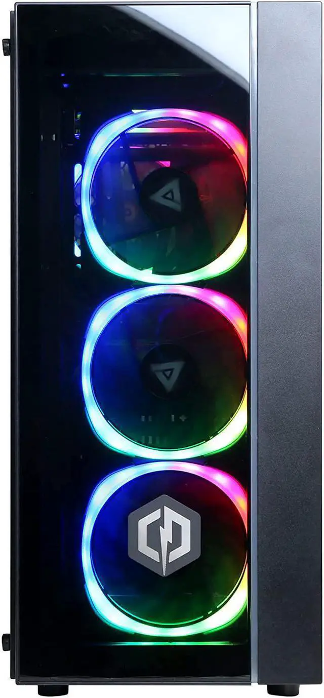 Alt view image 2 of 6 - CYBERRPOWERPC Gamer Xtreme VR Gaming PC, Intel Core i7-12700KF 3.6GHz, GeForce RTX 3060 12GB, 16GB DDR4, 500GB PCI-E NVMe SSD, 2TB HDD, WiFi Ready & Win 11 Home (GXiVR8400A10), Black