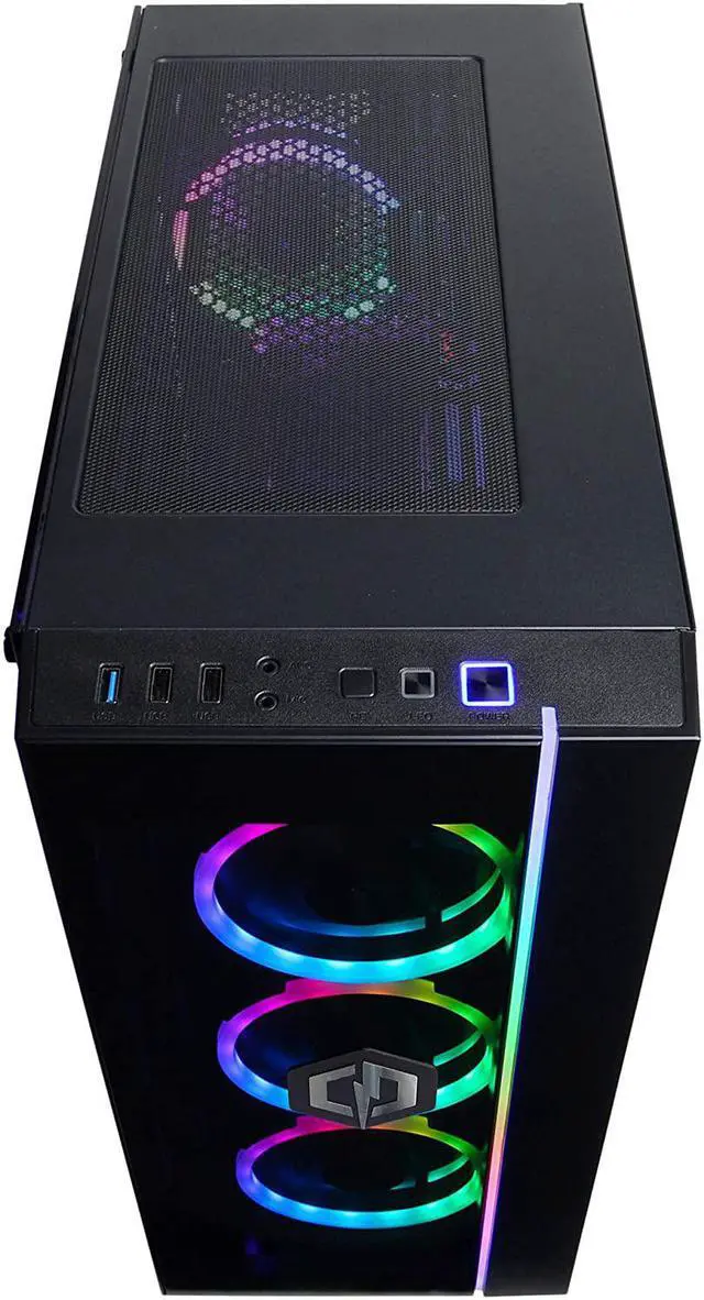 Alt view image 3 of 5 - CYBERPOWERPC Gamer Supreme Liquid Cool Gaming PC, AMD Ryzen 7 5800X 3.8GHz, GeForce RTX 3060 12GB, 16GB DDR4, 1TB NVMe SSD, WiFi Ready & Win 11 Home (SLC8260A8) Desktop PC Computer