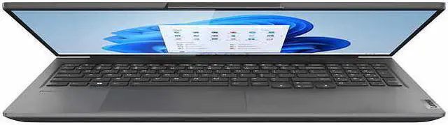 Alt view image 2 of 20 - Lenovo Slim 7i 16" Intel Evo Platform Touchscreen Laptop - 12th Gen Intel Core i7-12700H - Intel Arc A370M Graphics - 144HZ - Windows 11 82VB0000US Notebook