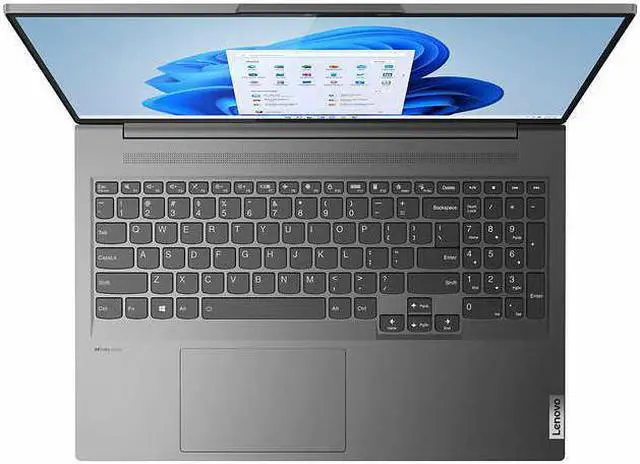 Alt view image 3 of 20 - Lenovo Slim 7i 16" Intel Evo Platform Touchscreen Laptop - 12th Gen Intel Core i7-12700H - Intel Arc A370M Graphics - 144HZ - Windows 11 82VB0000US Notebook