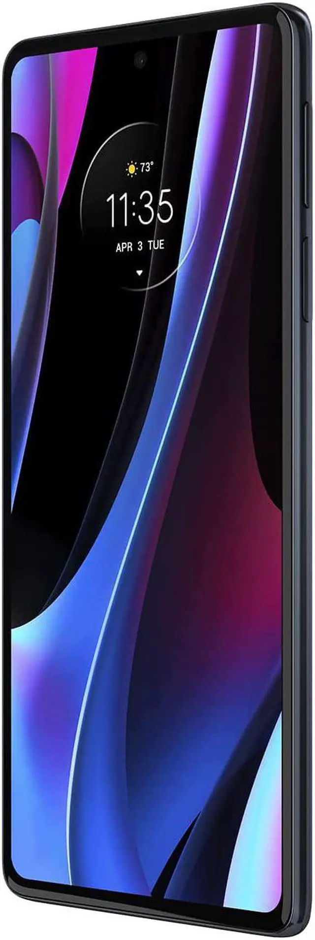 Alt view image 4 of 4 - Motorola Edge + |2022| 4800mAh Battery | Unlocked | Made for US by Motorola | 8/512GB | 50MP Camera | Cosmos Blue