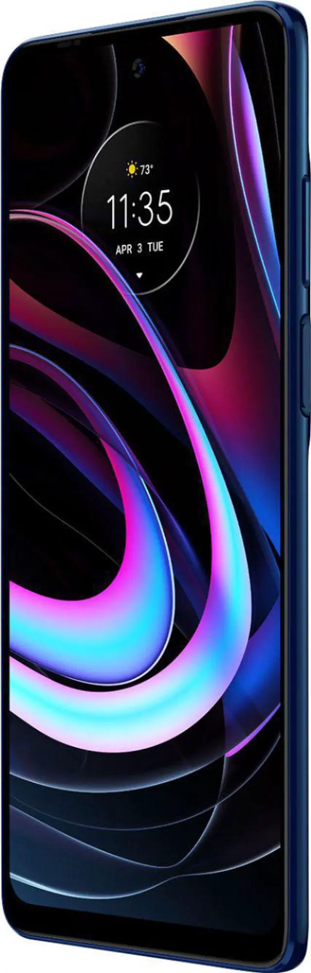 Alt view image 4 of 4 - Motorola Edge 256GB (Unlocked) Cell Phone Smartphone Smart - Nebula Blue PANX0000US