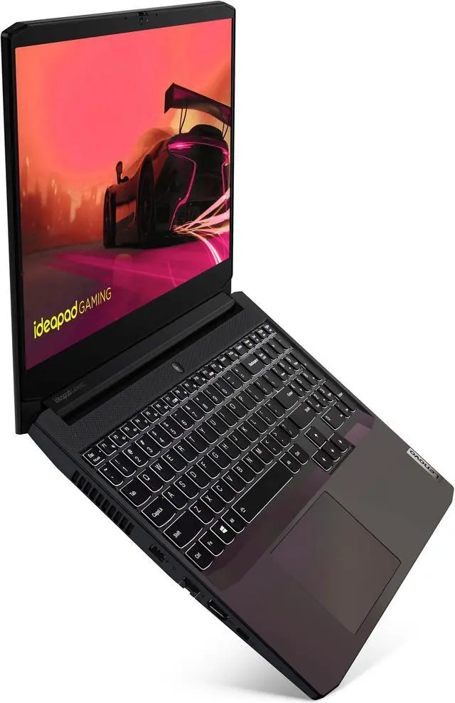Alt view image 4 of 6 - Lenovo - Ideapad Gaming 3 15.6" FHD Laptop - Ryzen 5 5600H - 8GB Memory - NVIDIA GeForce RTX 3050 Ti - 256GB SSD - Shadow Black
Notebook 82K201XCUS