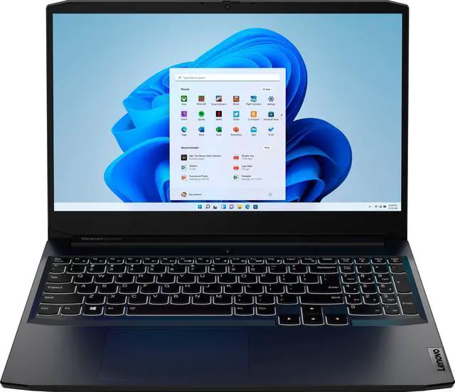 Alt view image 6 of 6 - Lenovo - Ideapad Gaming 3 15.6" FHD Laptop - Ryzen 5 5600H - 8GB Memory - NVIDIA GeForce RTX 3050 Ti - 256GB SSD - Shadow Black
Notebook 82K201XCUS