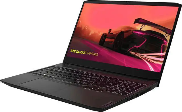 Alt view image 5 of 6 - Lenovo - Ideapad Gaming 3 15.6" FHD Laptop - Ryzen 5 5600H - 8GB Memory - NVIDIA GeForce RTX 3050 Ti - 256GB SSD - Shadow Black
Notebook 82K201XCUS