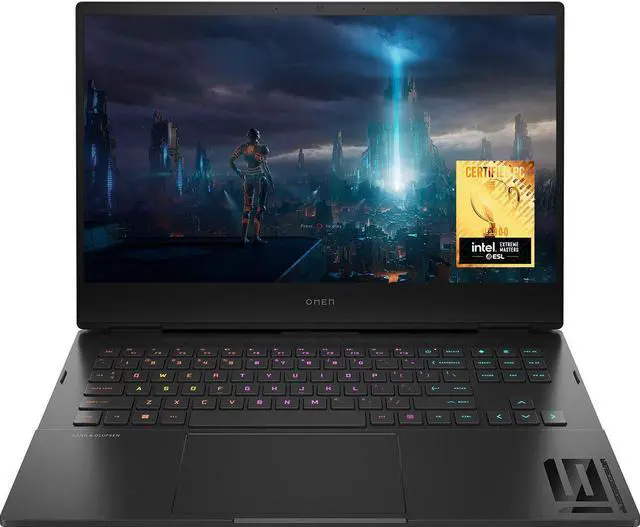 Alt view image 2 of 5 - HP OMEN - 16.1" QHD Laptop - Intel Core i7-12700H - 16GB Memory - NVIDIA GeForce RTX 3060 - 1TB SSD - Shadow Black
Notebook PC Computer 16-k0023dx