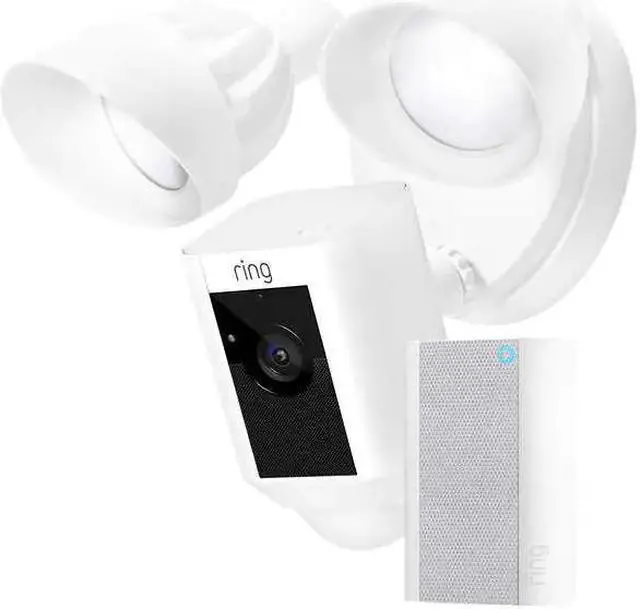 Main image of Ring Floodlight Cam Wired Plus with Chime Pro 2.0 (2nd gen)
White