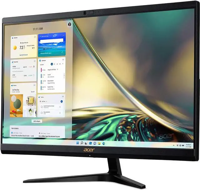 Alt view image 2 of 7 - Acer Aspire C24-1700-UA91 AIO Desktop | 23.8" Full HD IPS Display | 12th Gen Intel Core i3-1215U | Intel UHD Graphics | 8GB DDR4 | 512GB NVMe M.2 SSD | Intel Wireless Wi-Fi 6 | Windows 11 Home