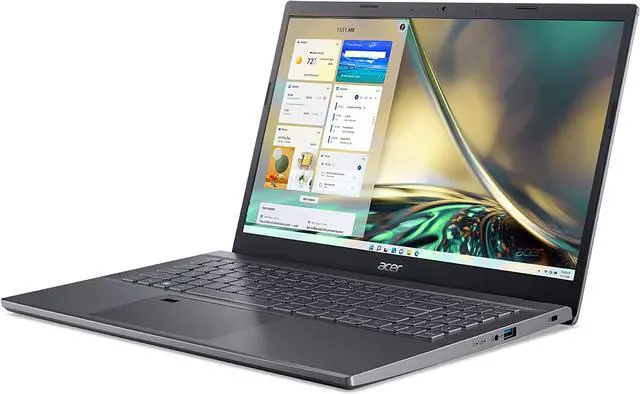Alt view image 3 of 13 - Acer Aspire 5 15.6" Full HDI Intel Core i5-1240P NVIDIA GeForce RTX 2050 8GB DDR4  512GB SSD Win 11 A515-57G-58R7