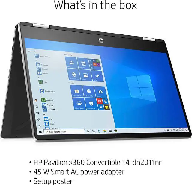 Main image of HP Pavilion x360 14 Convertible 2-in-1 Laptop, 14 Full HD Touchscreen Display, Intel Core i5, 8 GB DDR4 RAM, 512 GB SSD Storage, Windows 10 Home, Backlit Keyboard (14-dh2011nr, 2020 Model)
Tablet
