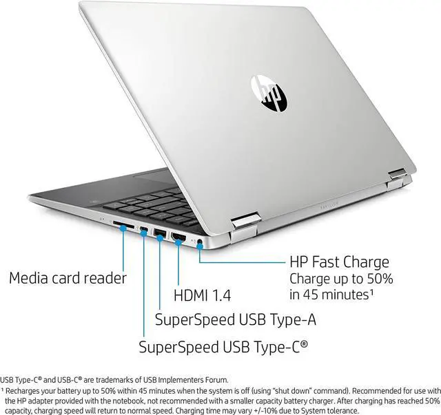 Alt view image 5 of 7 - HP Pavilion x360 14 Convertible 2-in-1 Laptop, 14 Full HD Touchscreen Display, Intel Core i5, 8 GB DDR4 RAM, 512 GB SSD Storage, Windows 10 Home, Backlit Keyboard (14-dh2011nr, 2020 Model)
Tablet