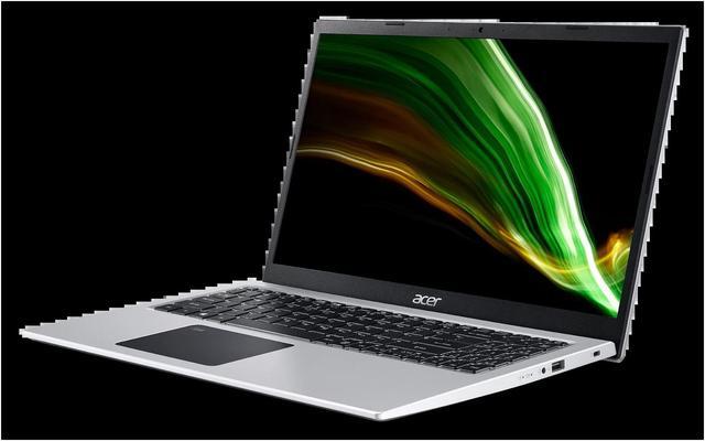 SSD, Silver, 128GB 3, NVMe 11 DDR4, i3-1115G4, S Gen Full Aspire Notebook Intel Core Laptop in HD Windows Display, 11th Home A315-58-33XS Acer 15.6\
