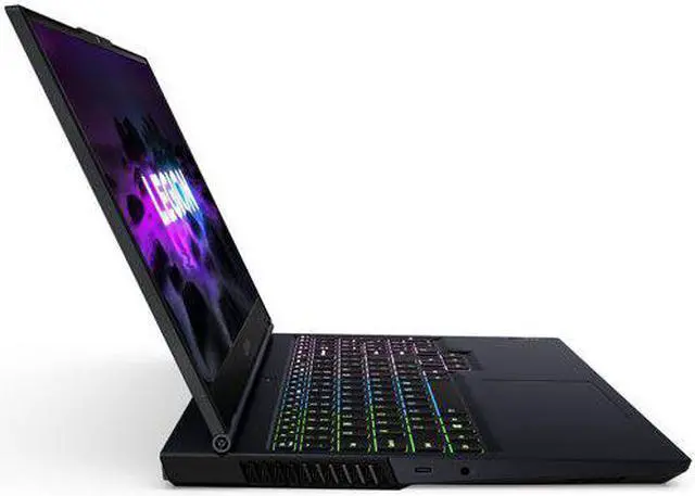 Alt view image 2 of 10 - Lenovo Legion 5 15.6", Ryzen 5 5600H, NVIDIA GeForce RTX 3050, 8GB, 256GB SSD, Win11 Home, Black, 82JW00BKUS
Laptop Notebook