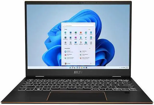 Alt view image 2 of 7 - MSI Summit 13.4" Touchscreen 2-in-1 Intel Evo Platform Laptop - 12th Gen Intel Core i7-1280P - 1920 x 1200 - Windows 11 Tablet Notebook