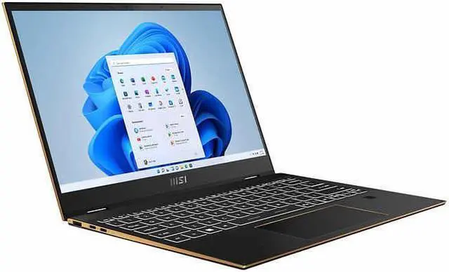 Alt view image 3 of 7 - MSI Summit 13.4" Touchscreen 2-in-1 Intel Evo Platform Laptop - 12th Gen Intel Core i7-1280P - 1920 x 1200 - Windows 11 Tablet Notebook