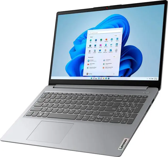Alt view image 4 of 7 - Lenovo - Ideapad 1 15.6" HD Laptop - Athlon Silver 3050U - 4GB Memory - 128GB eMMC - Cloud Grey Notebook 82R1006VUS