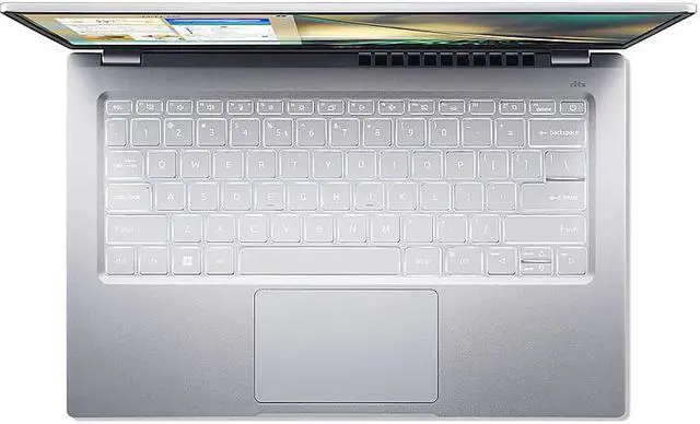 Alt view image 4 of 6 - Acer - Swift 3 - 14" 1920 x 1080 100% sRGB Laptop - AMD Ryzen 5 5625U - 16GB LPDDR4X  512GB SSD - Wi-Fi 6E - Silver - Silver Notebook SF314-44-R3ZM