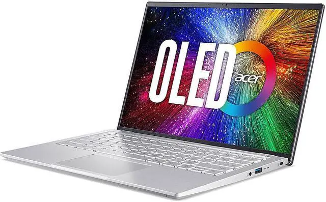 Alt view image 2 of 7 - Acer - Swift 3 -14" OLED WQXGA Laptop- -12th Gen Intel Core i7 12700H-Iris Xe Graphics-16GB LPDDR5-1TB Gen 4 SSD - Gray
 Notebook