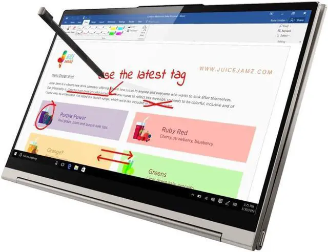 Main image of Lenovo - Yoga C940 2-in-1 14" 4K Ultra HD Touch-Screen Laptop - Intel Core i7 - 16GB Memory - 512GB SSD - Mica 81Q90041US Tablet PC Computer
