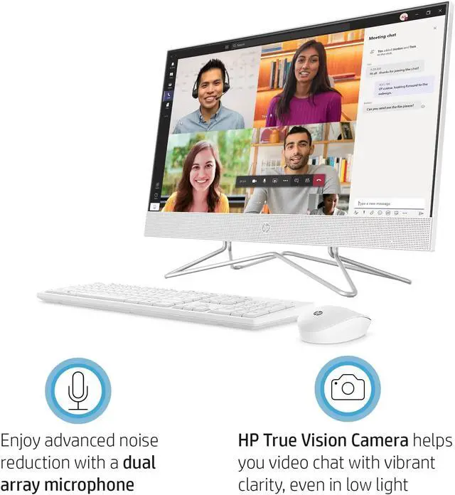 Alt view image 2 of 3 - HP Slim Desktop, Intel Core i3-10105, 8GB RAM, 256GB SSD, Dark Black, Windows 11 Home, S01-pF2013w PC Computer