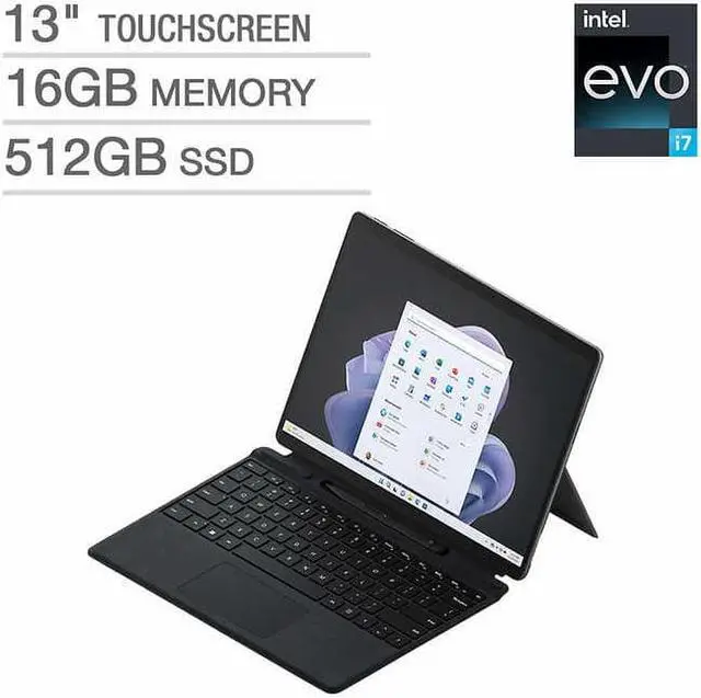 Main image of Microsoft Surface Pro 9 - Intel Evo Platform 12th Gen Intel Core i7-1255U - 2880 x 1920 PixelSense Flow Display - Windows 11 Laptop Notebook 16GB RAM 512GB SSD