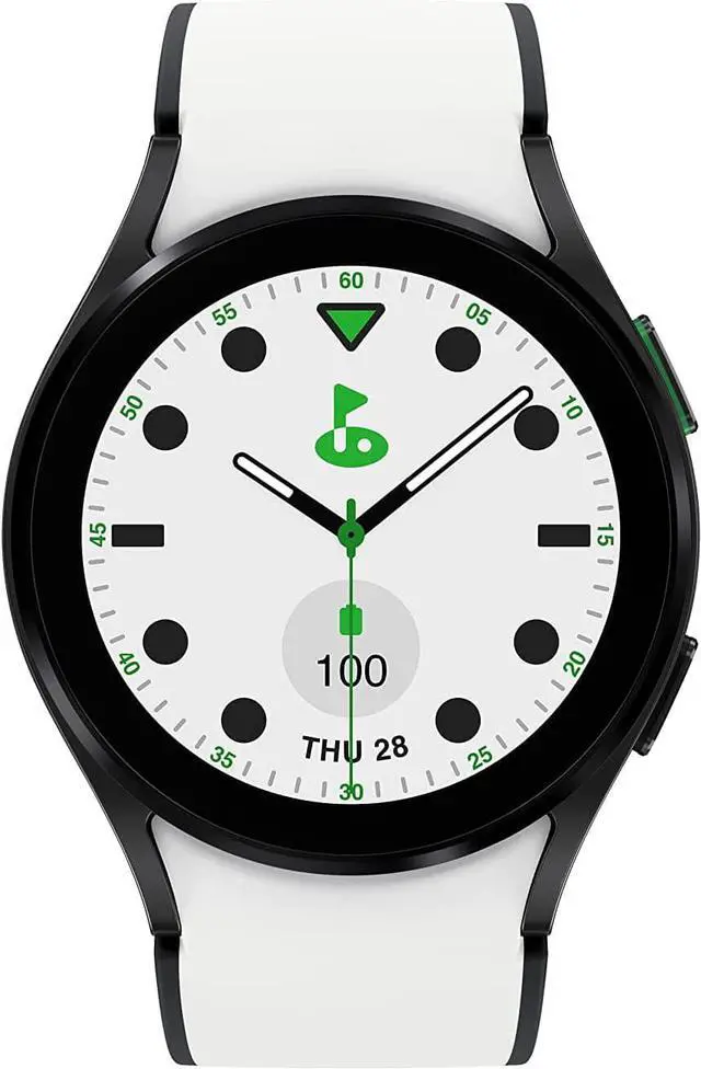 Alt view image 2 of 6 - SAMSUNG Galaxy Watch 5 Golf Edition, 40mm Bluetooth Smartwatch w/ Body, Health, Fitness and Sleep Tracker, Improved Battery, Enhanced GPS Tracking, US Version, Gray Bezel w/Two-Tone Band