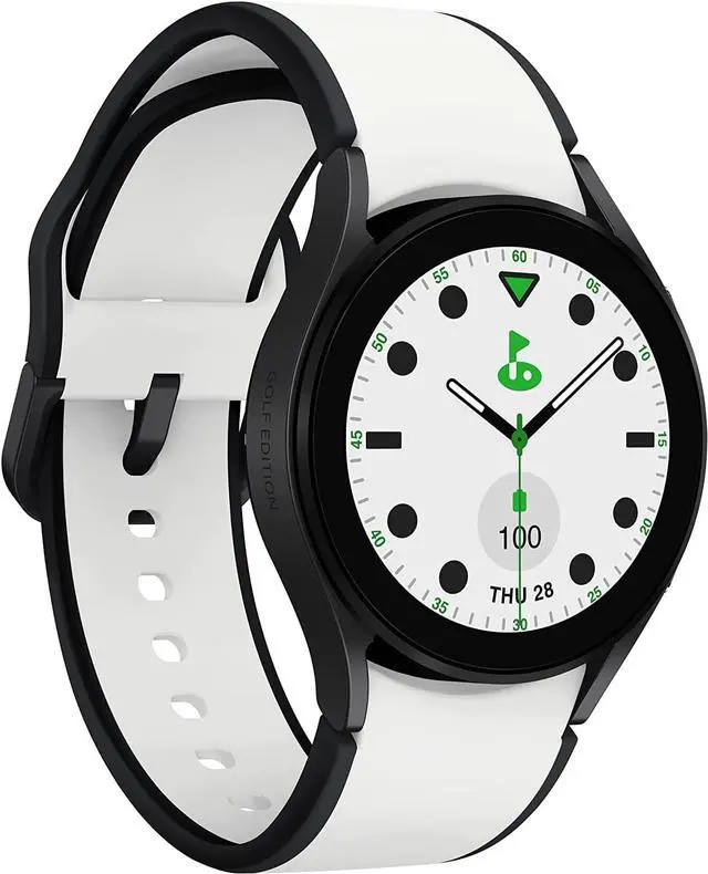 Alt view image 3 of 6 - SAMSUNG Galaxy Watch 5 Golf Edition, 40mm Bluetooth Smartwatch w/ Body, Health, Fitness and Sleep Tracker, Improved Battery, Enhanced GPS Tracking, US Version, Gray Bezel w/Two-Tone Band