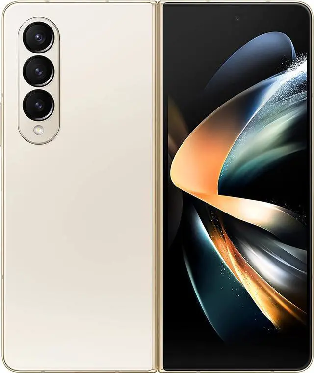 Alt view image 2 of 2 - SAMSUNG Galaxy Z Fold 4 Cell Phone, Factory Unlocked Android Smartphone, 512GB, Flex Mode, Hands Free Video, Multi Window View, Foldable Display, S Pen Compatible, US Version, Beige