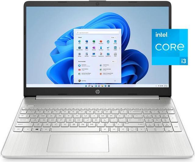 Main image of HP 15.6" Laptop, Intel Core i3-1115G4, 8GB RAM, 256GB SSD, Natural Silver, Windows 11 Home in S mode, 15-dy2791wm