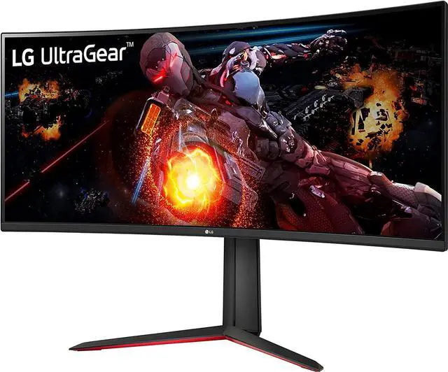 Alt view image 3 of 13 - LG UltraGear QHD 34-Inch Curved Gaming Monitor 34GP63A-B, VA with HDR 10 Compatibility and AMD FreeSync Premium, 160Hz, Black