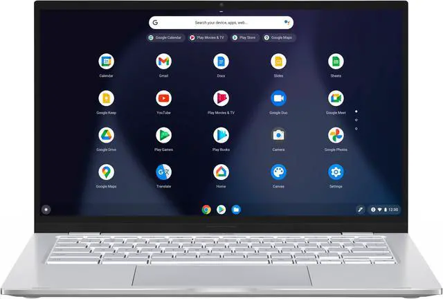 Alt view image 4 of 8 - ASUS - 14" Chromebook - Intel Core M3-8100Y - 8GB Memory - 64GB eMMC - Silver
C425TA-M364 Laptop Notebook