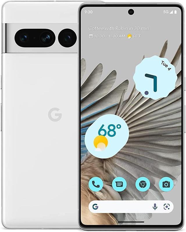 Google Pixel 7 Pro - 5G Android Phone - Unlocked Smartphone with Telephoto  Lens, Wide Angle Lens, and 24-Hour Battery - 256GB - Snow 