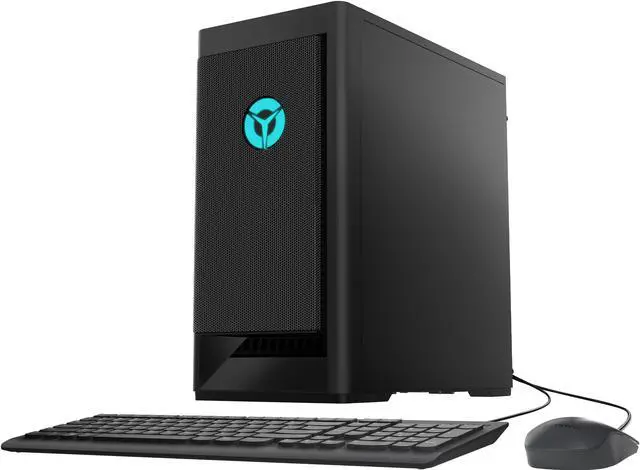 Alt view image 3 of 7 - Lenovo - Legion Tower 5 AMD Gaming Desktop - AMD Ryzen 5-5600G - 8GB Memory - AMD Radeon RX 6500XT - 512GB SSD - Raven Black PC Computer