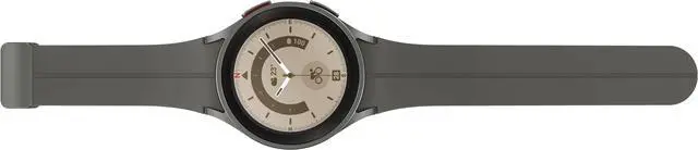 Alt view image 5 of 15 - Samsung - Galaxy Watch5 Pro Titanium Smartwatch 45mm LTE - Gray SM-R925UZTAXAA Smart Watch